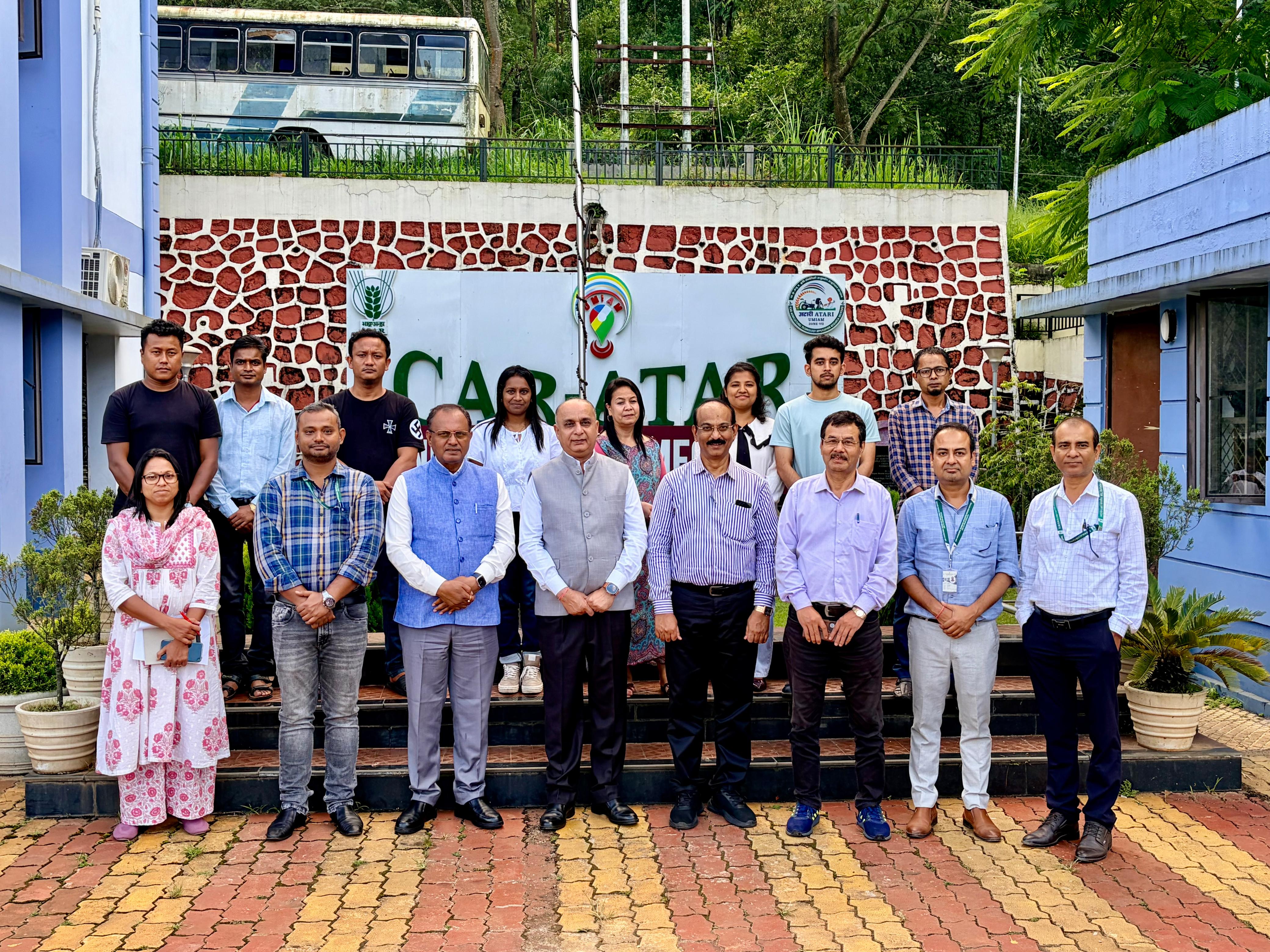 Visit of Dr. A.K. Singh, Hon'ble Vice-Chancellor, RLBCAU, Jhansi and Dr. P.S. Pandey, Hon'ble Vice-Chancellor, RPCAU, Pusa, Bihar at ICAR-ATARI, Zone-VII, Umiam on 09th September 2026